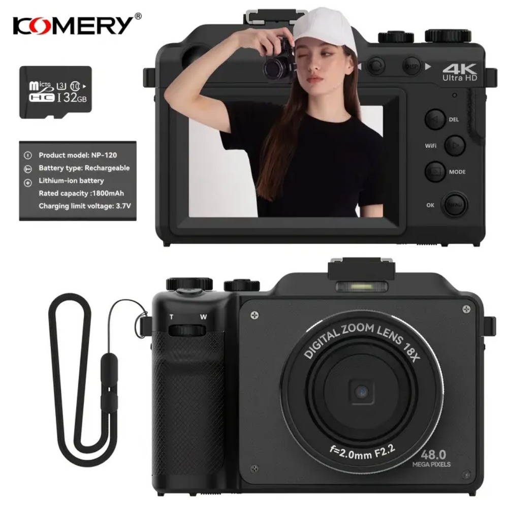Canon Camera Eos R50 - Цифровые камеры 4K для фотосъемки, 18-кратное