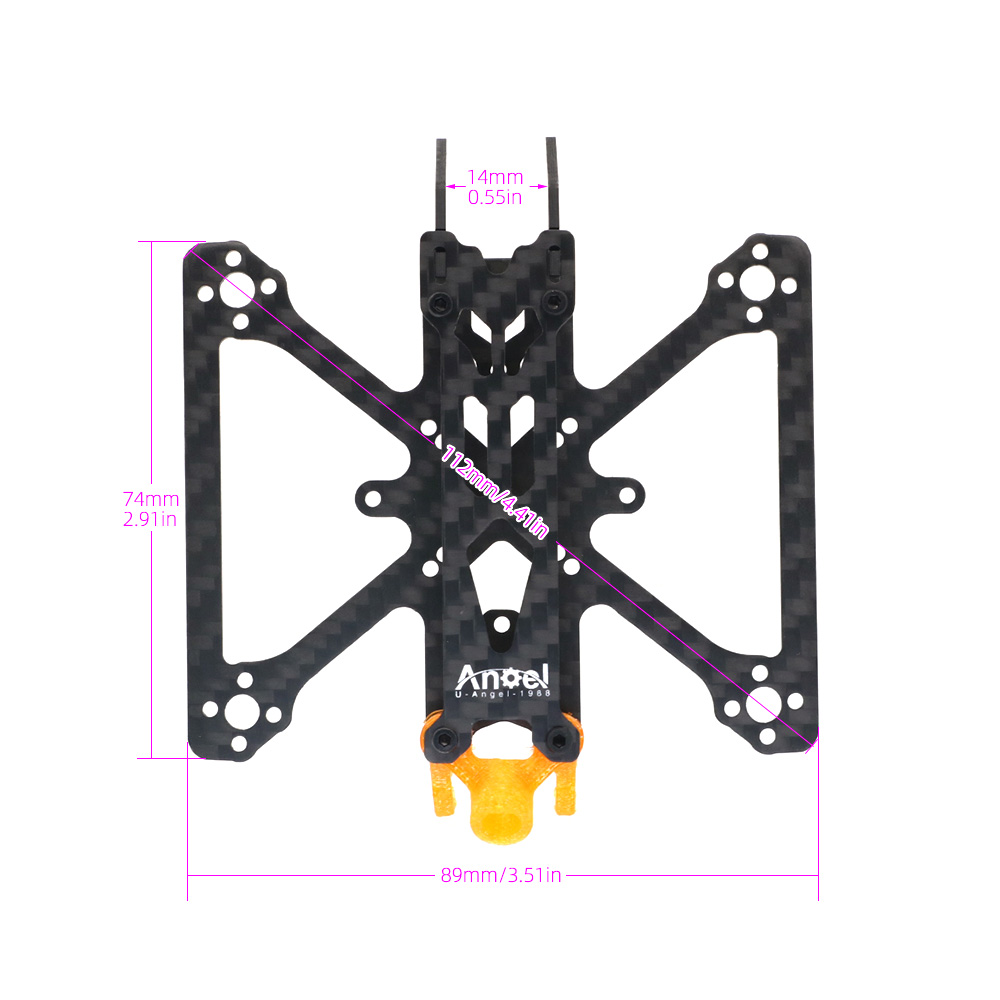Комплект рамы Angel20 для 2-дю – обзор и цена Drone Kit Build Yourself